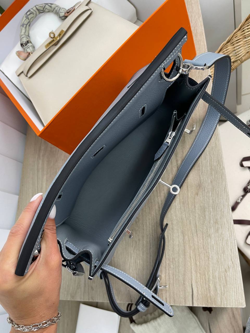 Jypsiere сумка коллекционная Clemence PHW 28 см женская Hermes BP-16140 Jypsiere сумка коллекционная Clemence PHW 28 см женская Hermes BP-16140