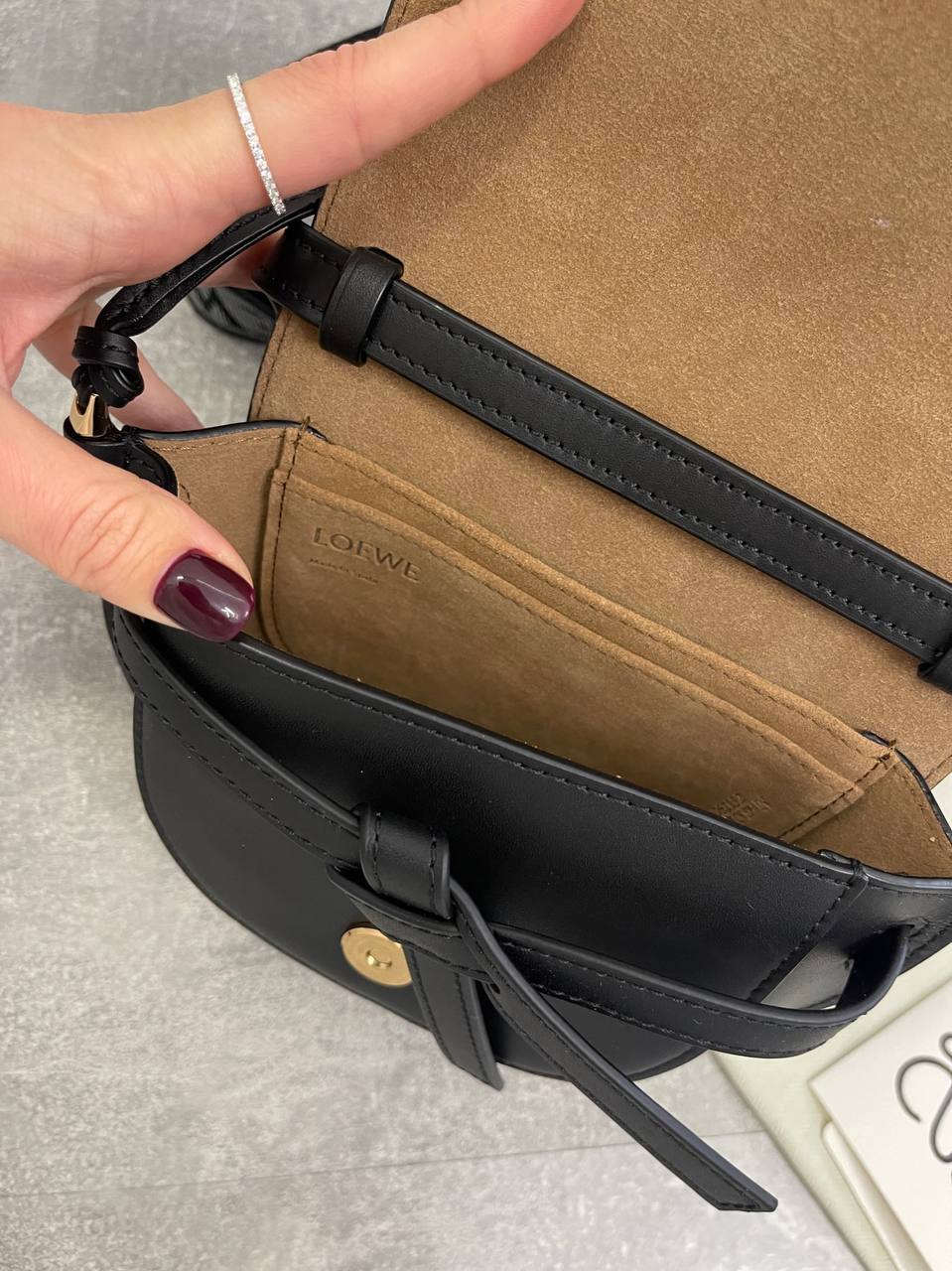 Женская сумка 18 см премиум-класса Loewe BP-42777 Женская сумка 18 см премиум-класса Loewe BP-42777