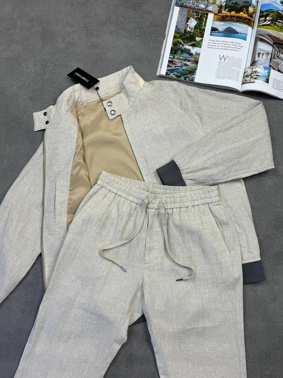 Tom Ford льняной костюм BP-52082 Tom Ford льняной костюм BP-52082