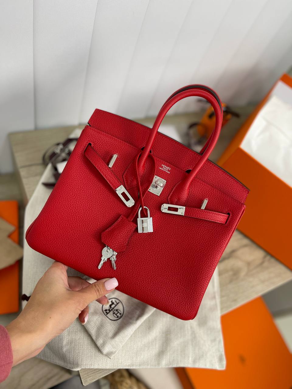 Элитная женская сумка Birkin 25 Togo Hermes BP-18811 Элитная женская сумка Birkin 25 Togo Hermes BP-18811