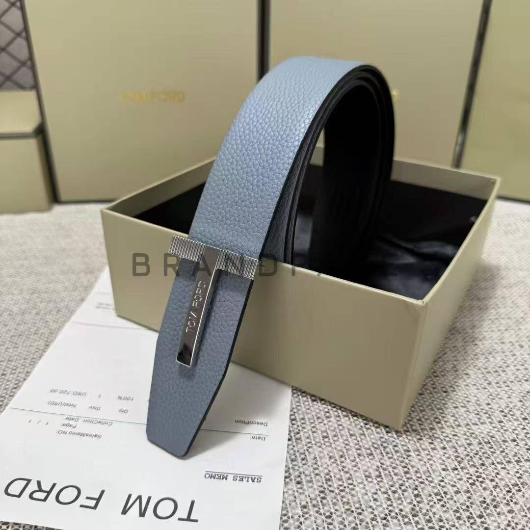 Ремень из телячьей кожи Tom Ford BPLUX5473 Ремень из телячьей кожи Tom Ford BPLUX5473