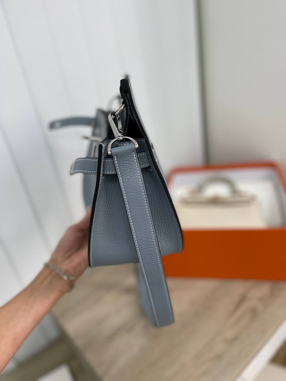 Jypsiere сумка коллекционная Clemence PHW 28 см женская Hermes BP-16140 Jypsiere сумка коллекционная Clemence PHW 28 см женская Hermes BP-16140