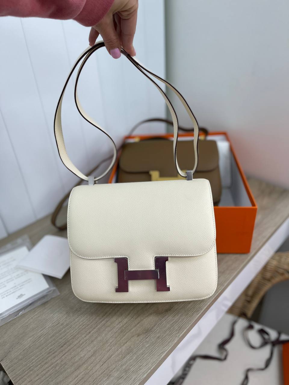 Женская сумка Constance 23 см коллекционная Hermes BP-12679 Женская сумка Constance 23 см коллекционная Hermes BP-12679