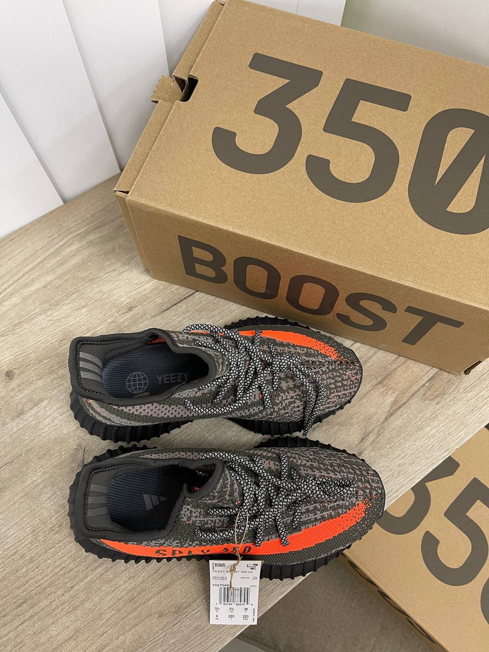 Хаки кроссовки Adidas Yeezy Boost BP-36865 повседневные Хаки кроссовки Adidas Yeezy Boost BP-36865 повседневные