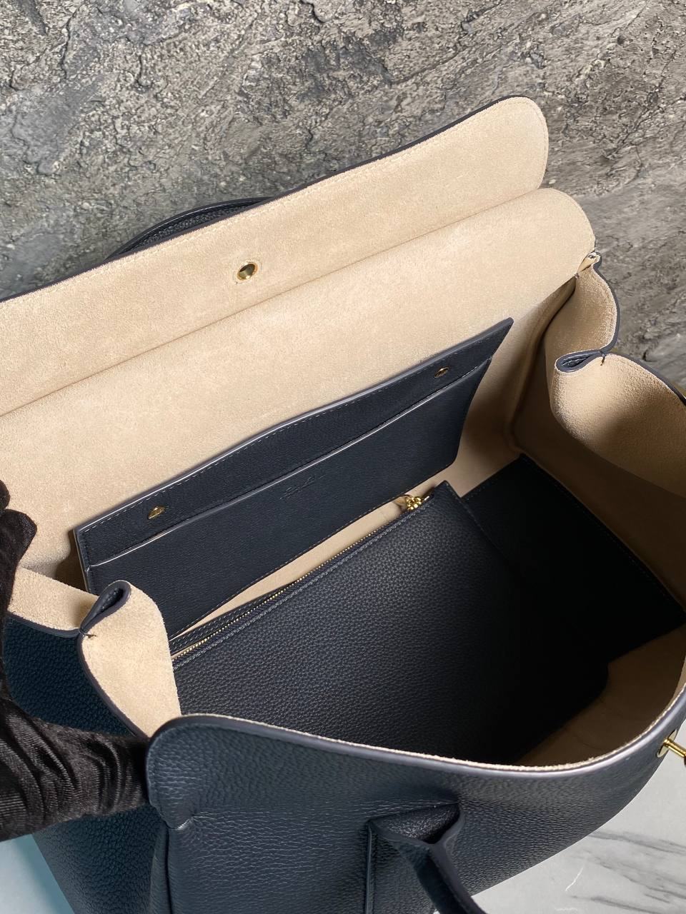 Сумка-тоут черная Loro Piana BP-54803175 Сумка-тоут черная Loro Piana BP-54803175