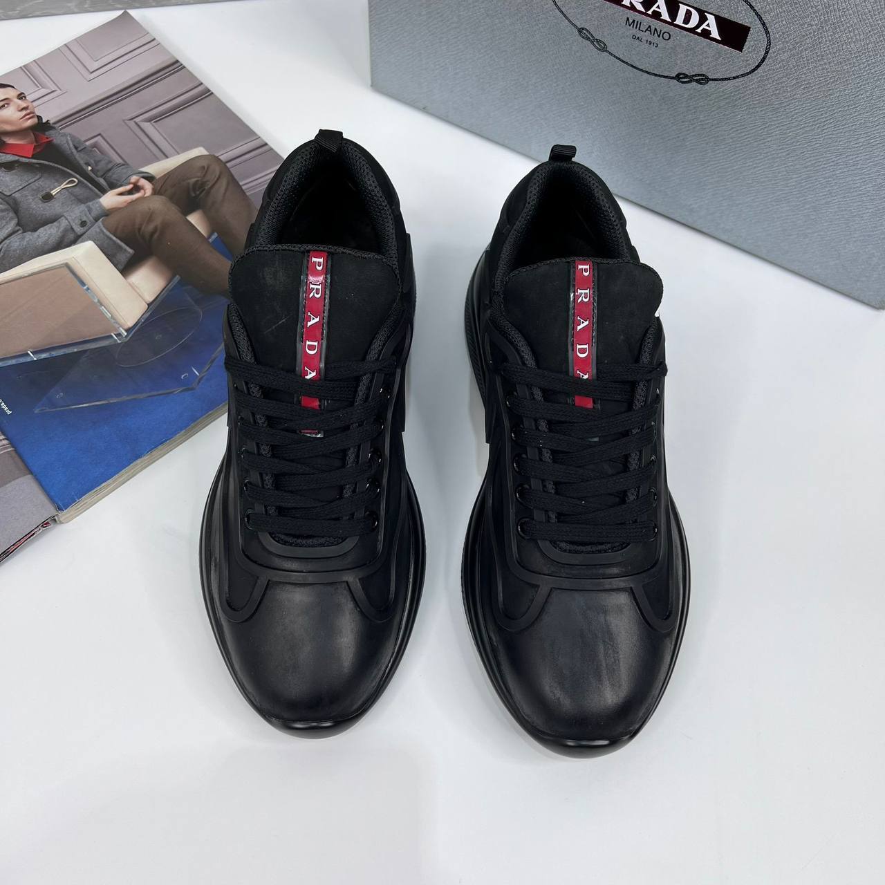 Prada стильные кроссовки BP-21713 Prada стильные кроссовки BP-21713