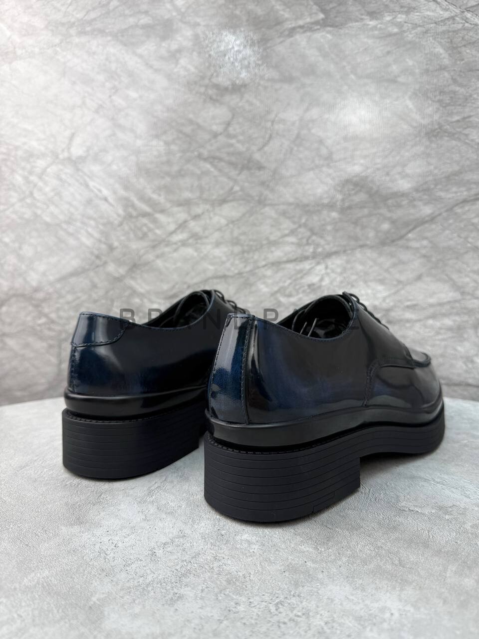 Туфли дерби из натуральной кожи Prada BPLUX5446 Туфли дерби из натуральной кожи Prada BPLUX5446