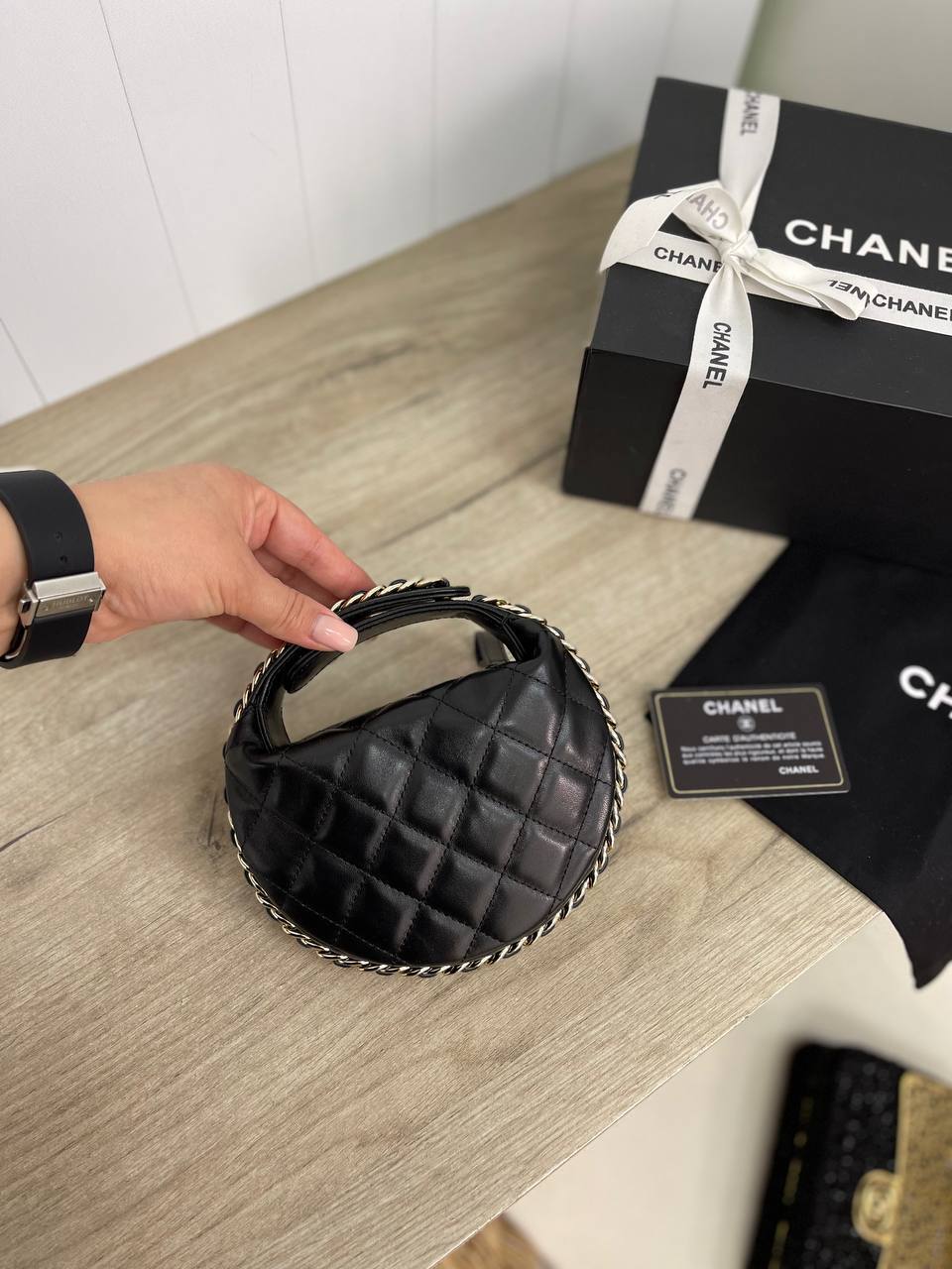 Женская черная сумка премиум-класса Chanel BP-25513 Женская черная сумка премиум-класса Chanel BP-25513
