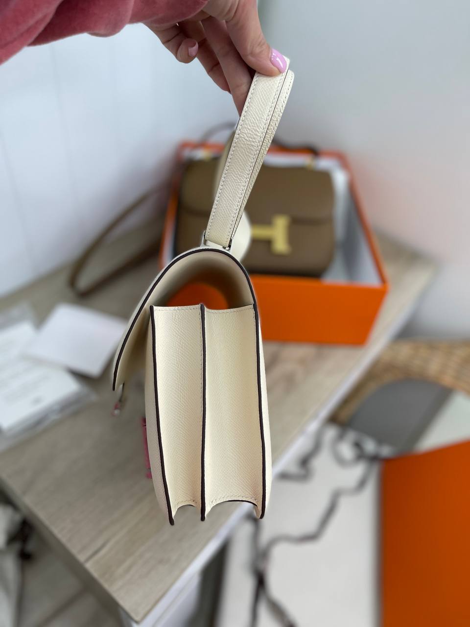 Женская сумка Constance 23 см коллекционная Hermes BP-12679 Женская сумка Constance 23 см коллекционная Hermes BP-12679