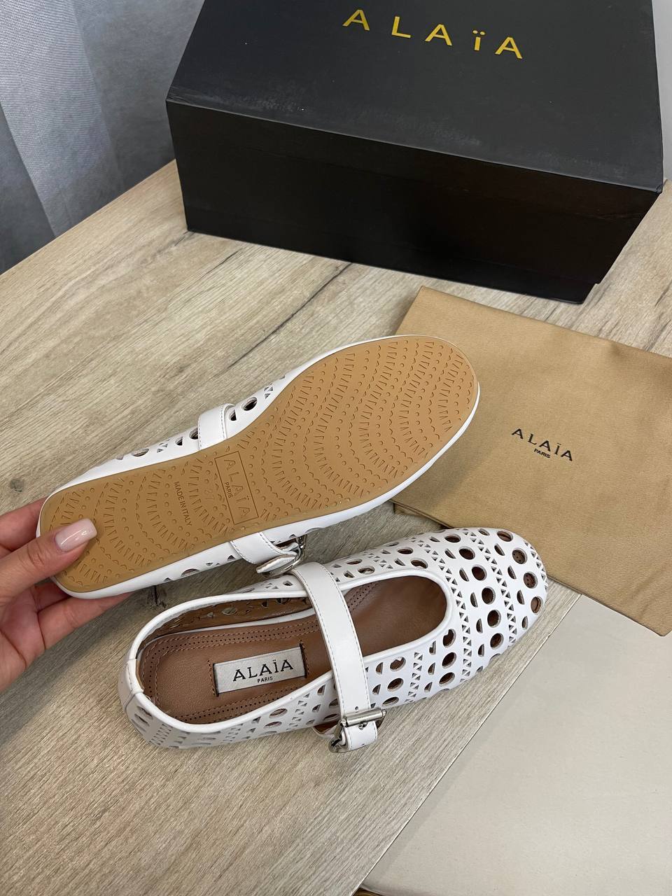 Эксклюзивные балетки Alaia BP-51109 Эксклюзивные балетки Alaia BP-51109