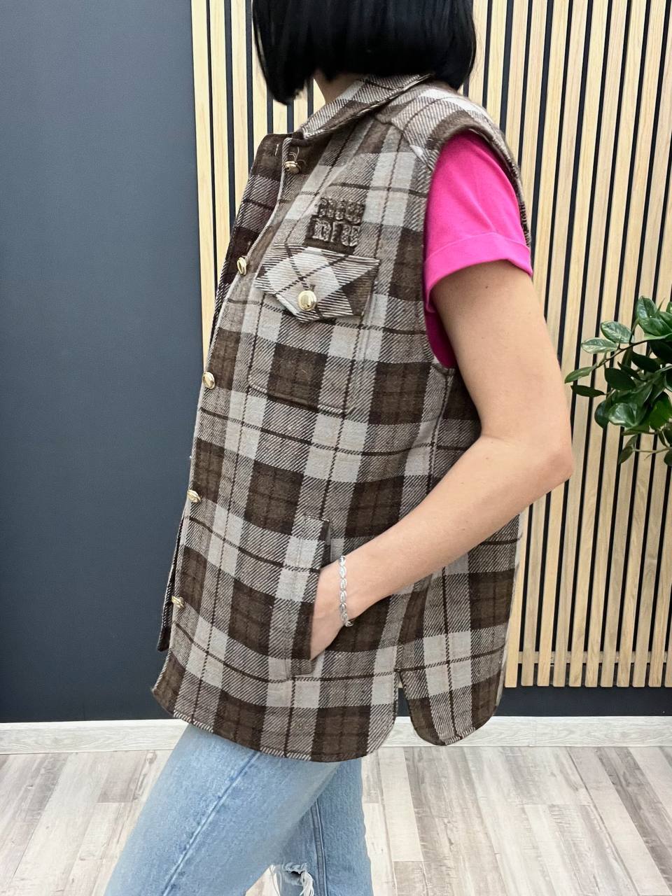 Жилет Miu Miu премиальный BP-48441 Жилет Miu Miu премиальный BP-48441