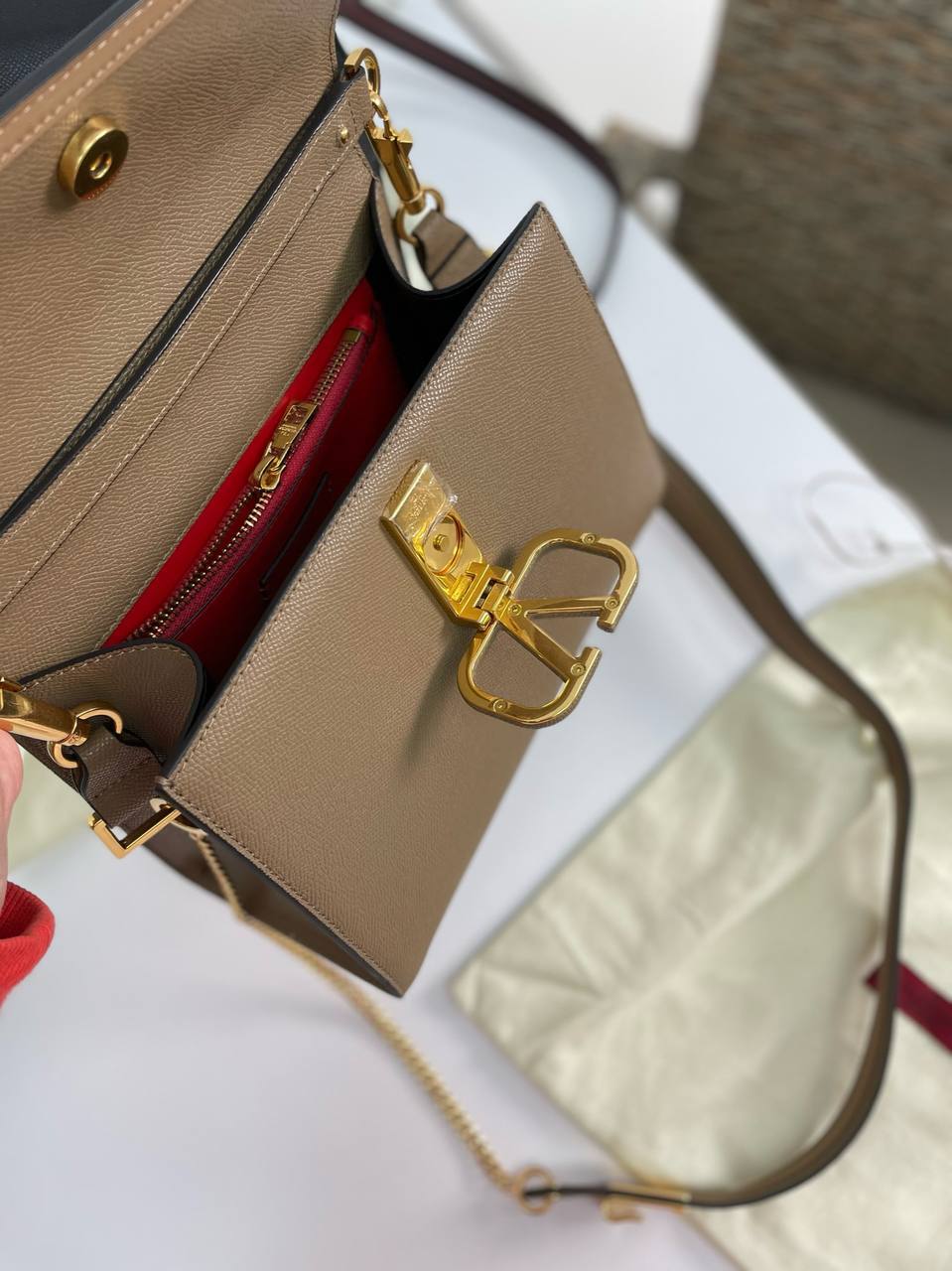 Коллекционная женская сумка коричневая 25 см Valentino BP-21057 Коллекционная женская сумка коричневая 25 см Valentino BP-21057