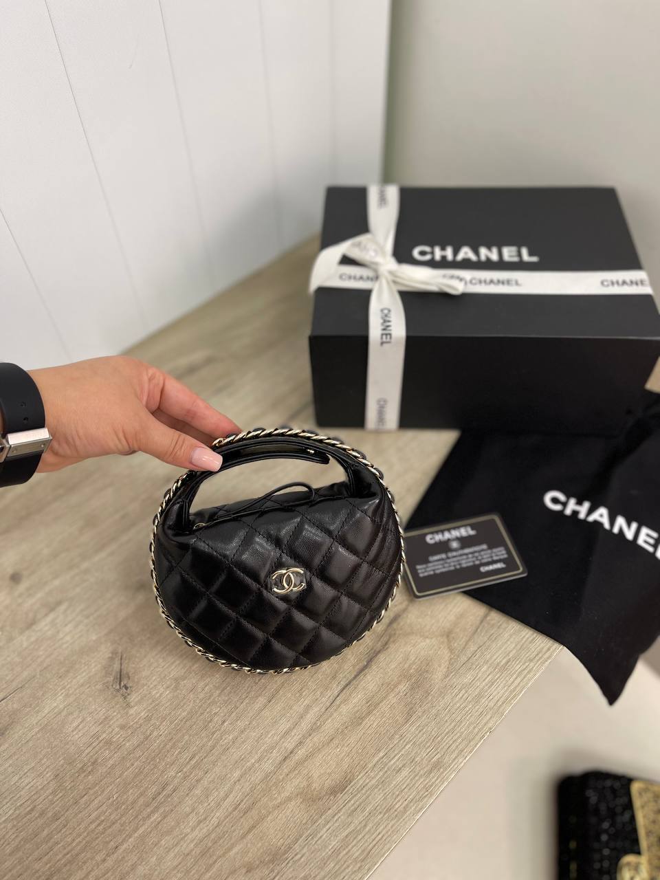 Женская черная сумка премиум-класса Chanel BP-25513 Женская черная сумка премиум-класса Chanel BP-25513