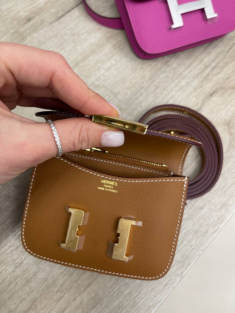 Коллекционная женская сумка Constance Slim Wallet Hermes BP-46059 Коллекционная женская сумка Constance Slim Wallet Hermes BP-46059