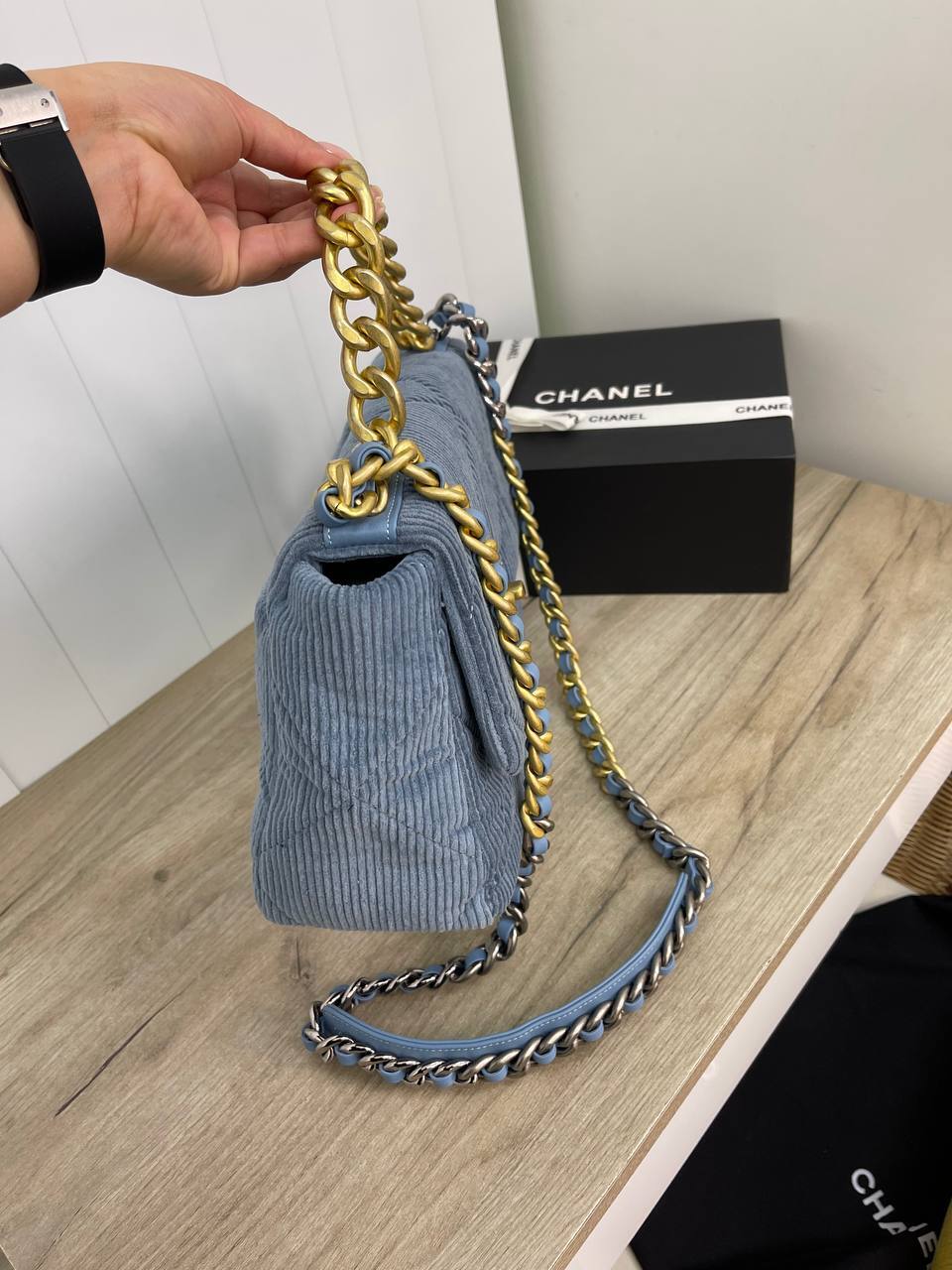 Женская коллекционная сумка серая Chanel BP-25512 Женская коллекционная сумка серая Chanel BP-25512