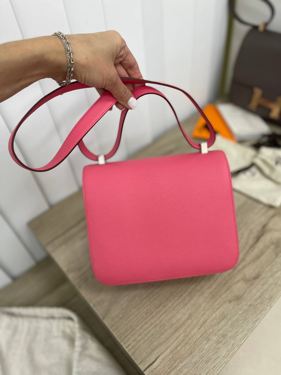 Премиум сумка женская Constance 23 см, Epsom Hermes BP-13674 Премиум сумка женская Constance 23 см, Epsom Hermes BP-13674