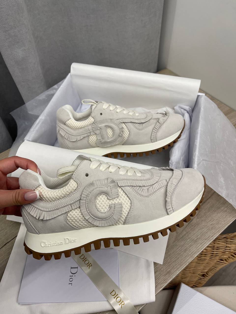 Премиальные кроссовки Christian Dior BP-45854 Премиальные кроссовки Christian Dior BP-45854