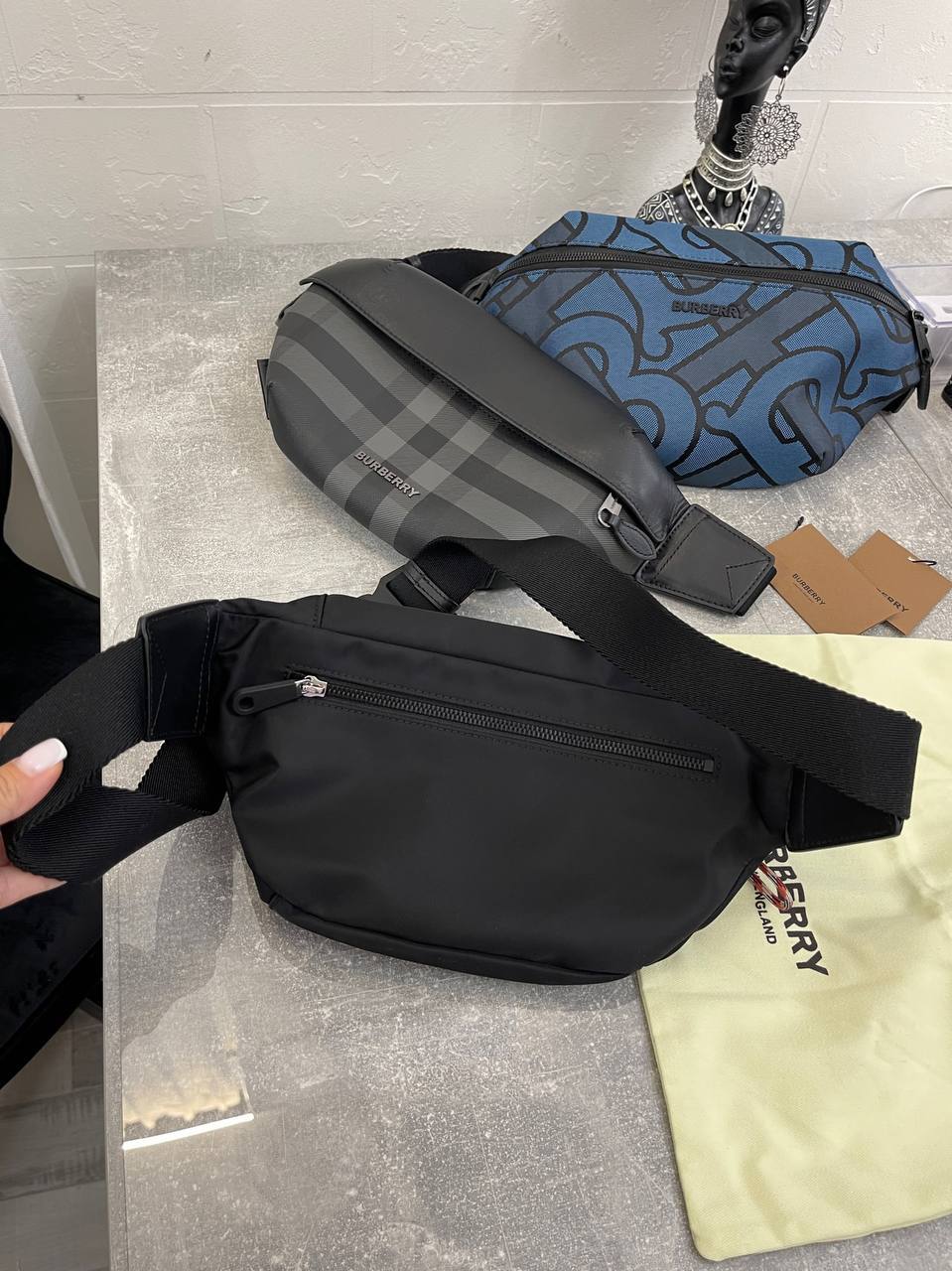 Поясная сумка Burberry лимитированная BP-36781 Поясная сумка Burberry лимитированная BP-36781