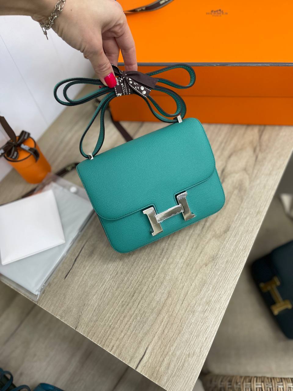 Conctance 18 cm элитная женская сумка Hermes BP-30107 Conctance 18 cm элитная женская сумка Hermes BP-30107