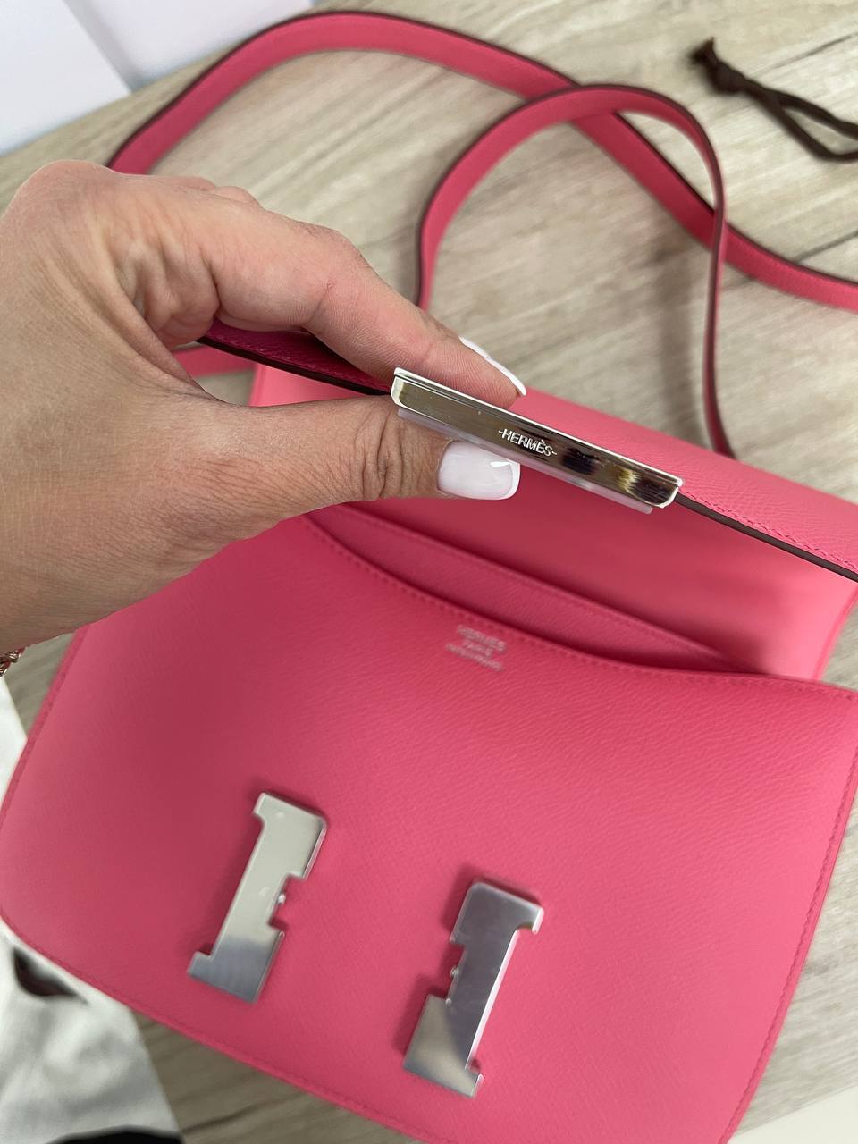 Премиум сумка женская Constance 23 см, Epsom Hermes BP-13674 Премиум сумка женская Constance 23 см, Epsom Hermes BP-13674