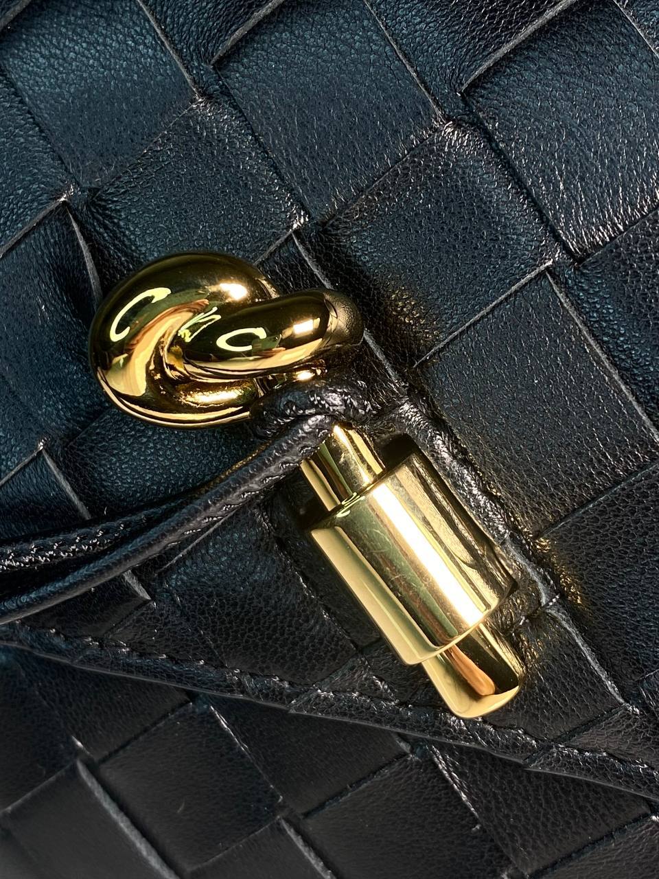 Элитный кожаный клатч черный Bottega Veneta BP-537182 Элитный кожаный клатч черный Bottega Veneta BP-537182