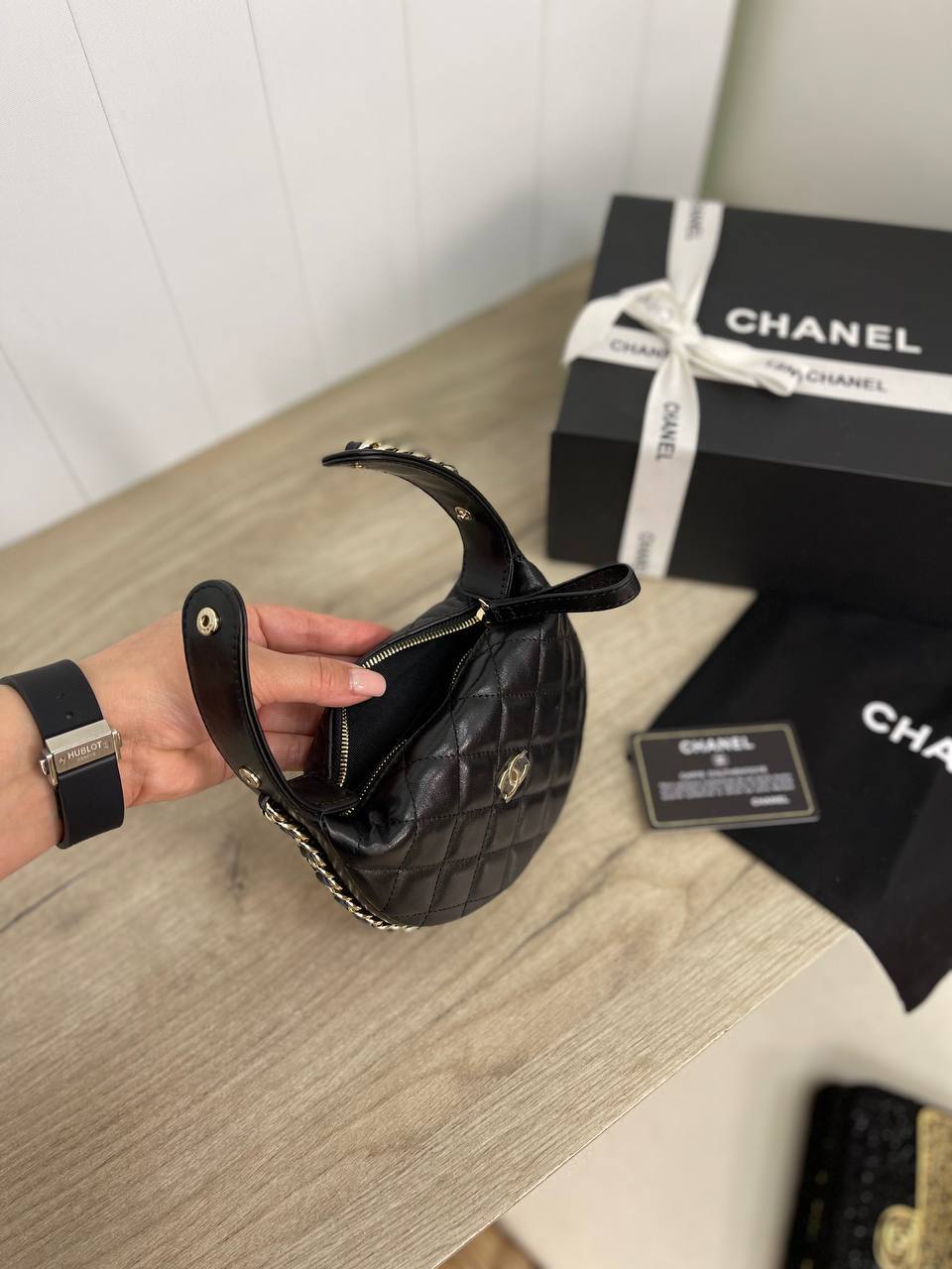 Женская черная сумка премиум-класса Chanel BP-25513 Женская черная сумка премиум-класса Chanel BP-25513