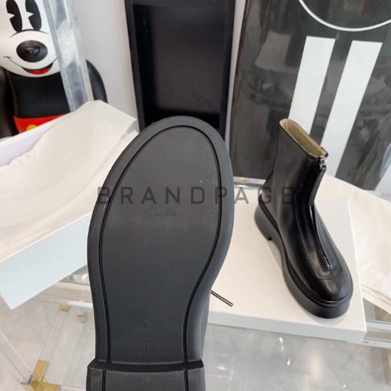 Ботинки кожаные The Row Zipped BPLUX12557 Ботинки кожаные The Row Zipped BPLUX12557