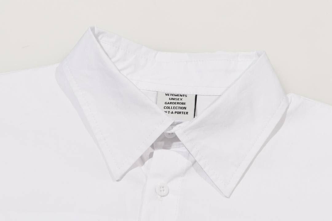 Рубашка белая Vetements BP-592973 Рубашка белая Vetements BP-592973