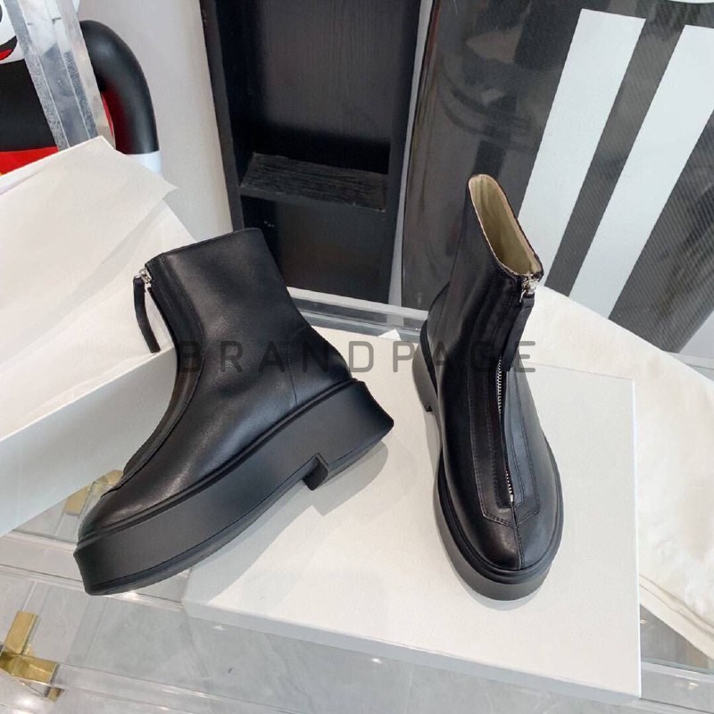 Ботинки кожаные The Row Zipped BPLUX12557 Ботинки кожаные The Row Zipped BPLUX12557