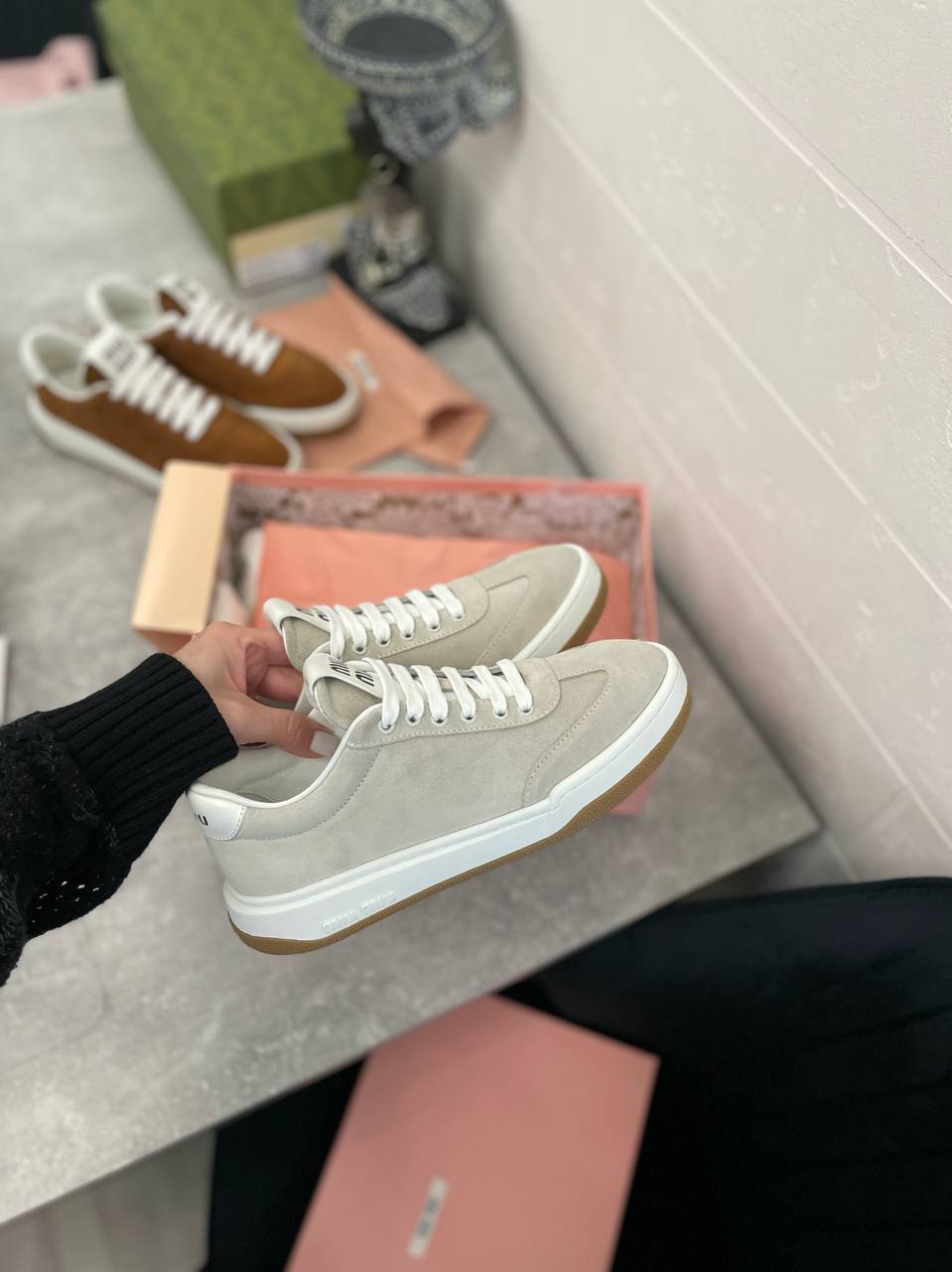 Премиальные кроссовки Miu Miu BP-46685 Премиальные кроссовки Miu Miu BP-46685