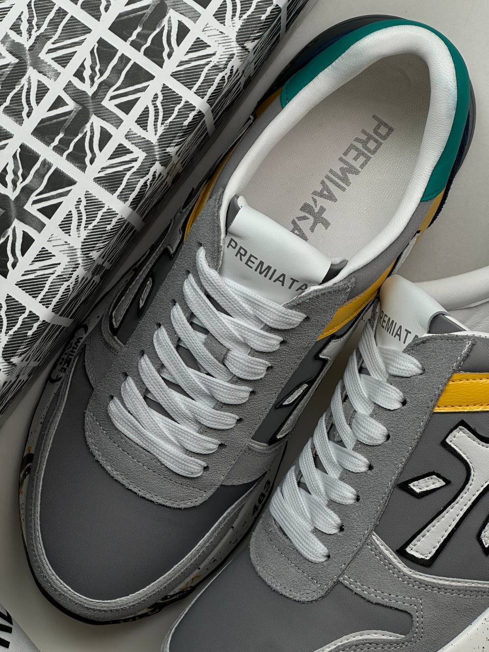 Premiata мультиколор кроссовки BP-32371 Premiata мультиколор кроссовки BP-32371