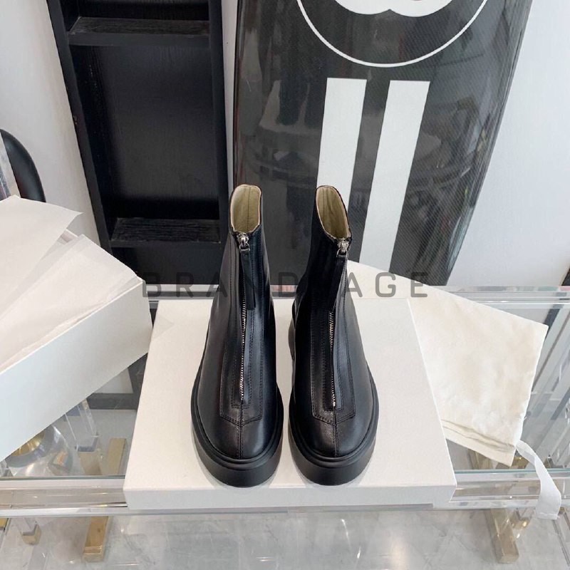 Ботинки кожаные The Row Zipped BPLUX12557 Ботинки кожаные The Row Zipped BPLUX12557