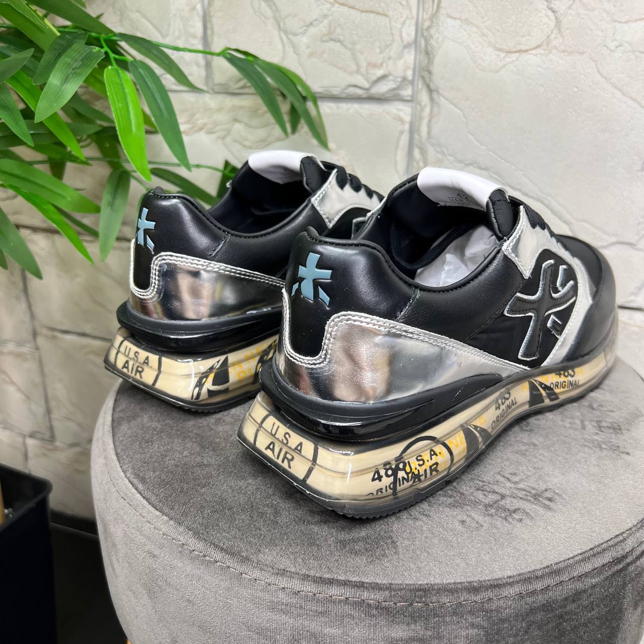 Черные кроссовки Premiata BP-23610 Черные кроссовки Premiata BP-23610