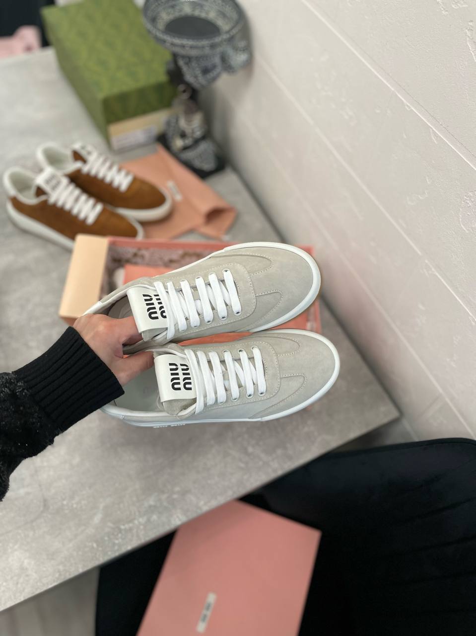 Премиальные кроссовки Miu Miu BP-46685 Премиальные кроссовки Miu Miu BP-46685