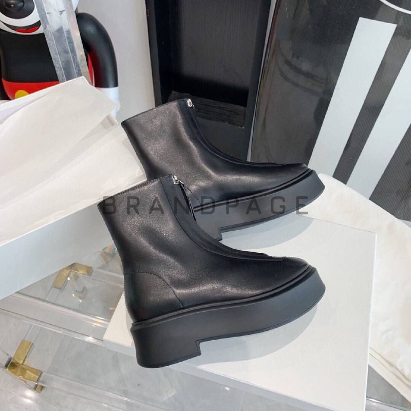 Ботинки кожаные The Row Zipped BPLUX12557 Ботинки кожаные The Row Zipped BPLUX12557