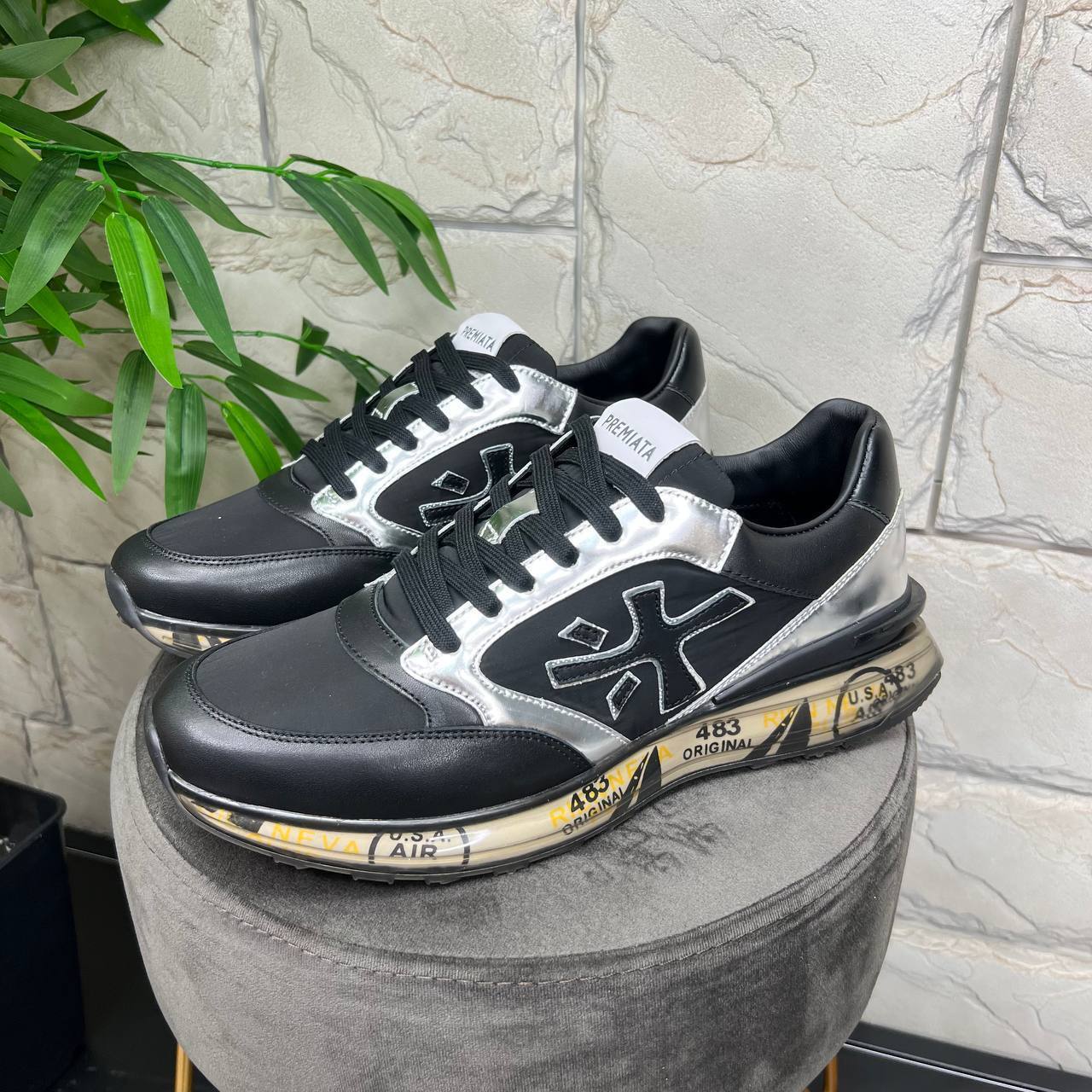 Черные кроссовки Premiata BP-23610 Черные кроссовки Premiata BP-23610