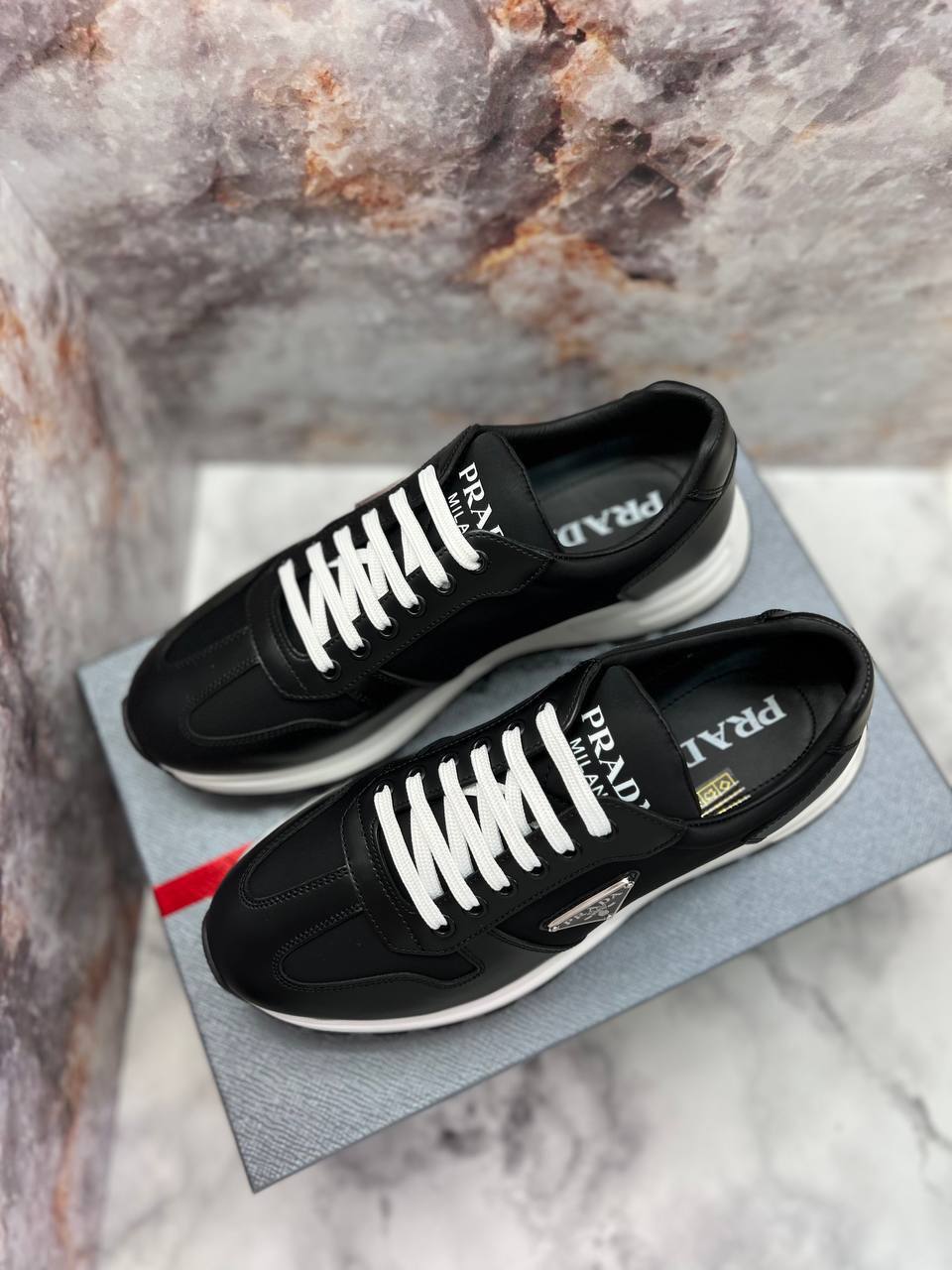 Prada стильные мужские кроссовки BP-29630 Prada стильные мужские кроссовки BP-29630