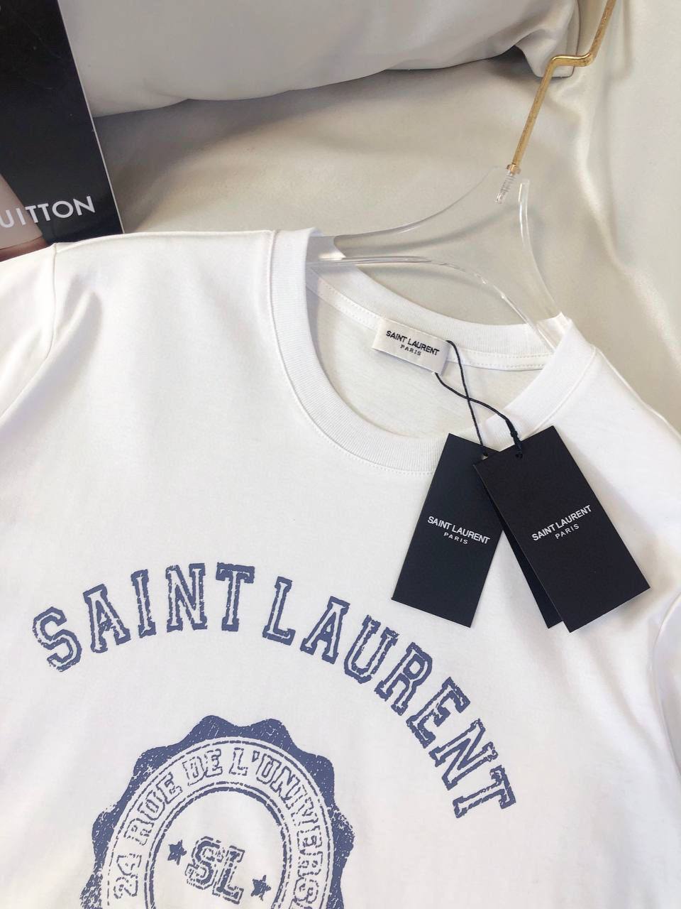 Женская премиум футболка Yves Saint Laurent BP-31036 Женская премиум футболка Yves Saint Laurent BP-31036