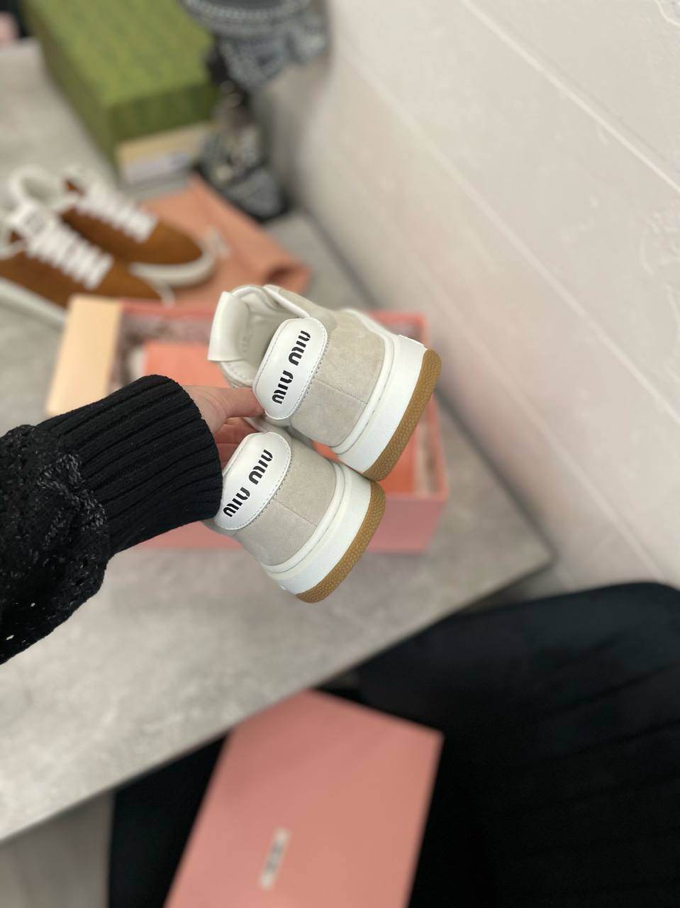 Премиальные кроссовки Miu Miu BP-46685 Премиальные кроссовки Miu Miu BP-46685