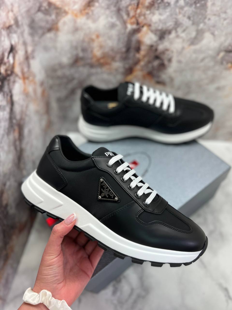 Prada стильные мужские кроссовки BP-29630 Prada стильные мужские кроссовки BP-29630