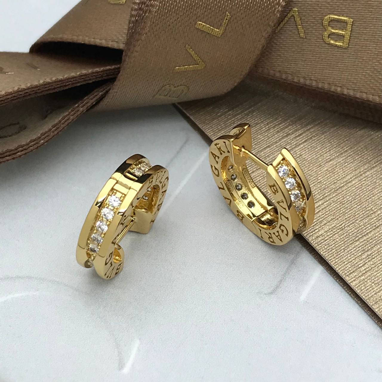 Серьги премиум Bvlgari BP-53201 Серьги премиум Bvlgari BP-53201