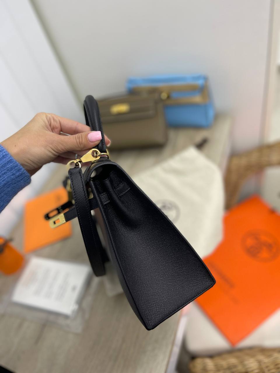 Премиум сумка женская Kelly, 25 Epsom Hermes BP-22385 Премиум сумка женская Kelly, 25 Epsom Hermes BP-22385