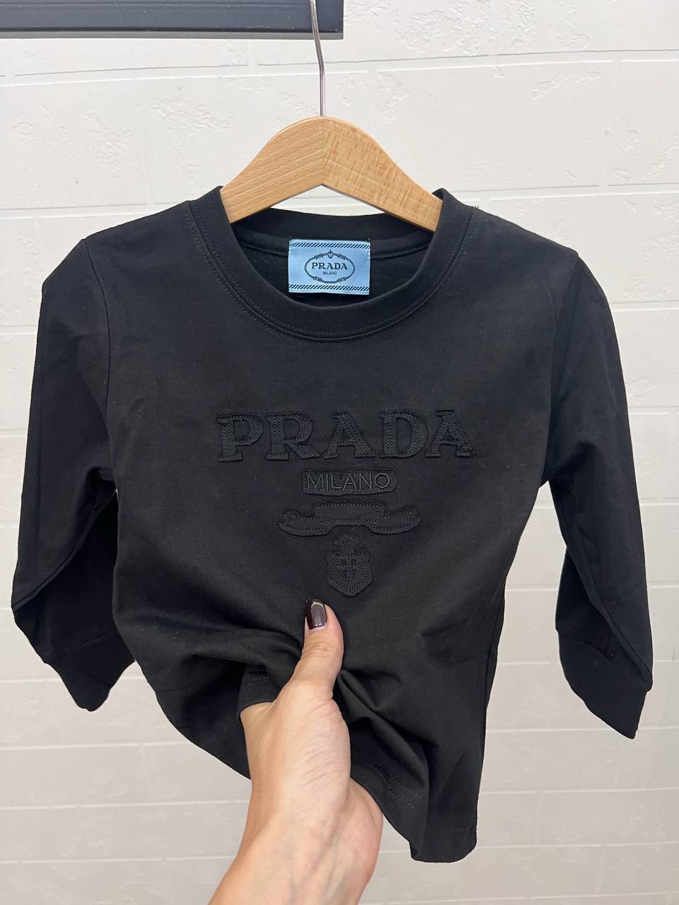 Лонгслив Prada премиальный BP-52417 Лонгслив Prada премиальный BP-52417