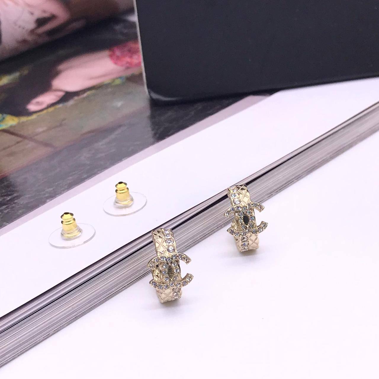 Трендовые серьги Chanel BP-15875 Трендовые серьги Chanel BP-15875