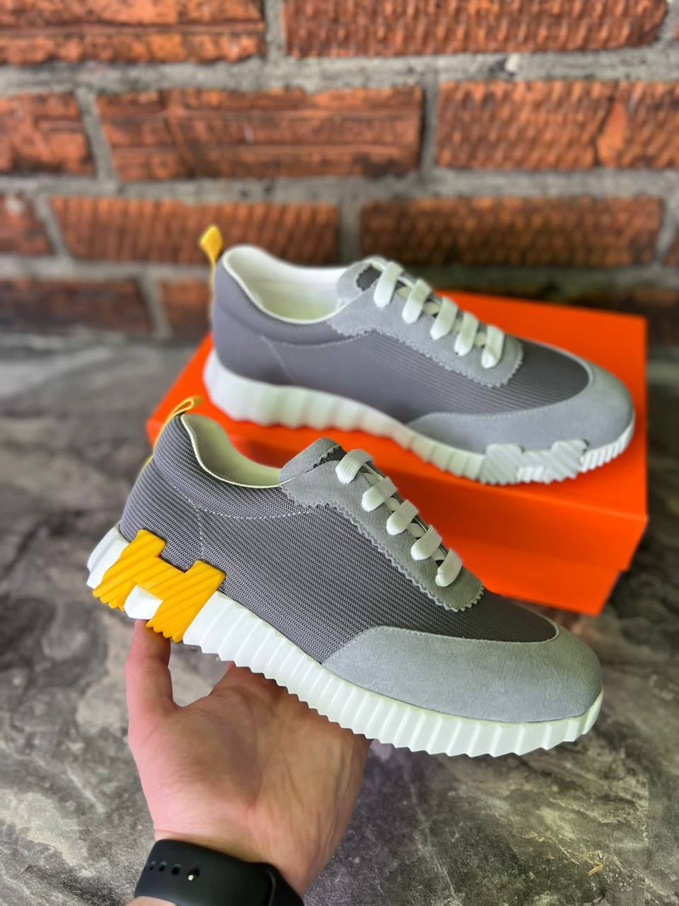 Hermes повседневные кроссовки BP-13464 Hermes повседневные кроссовки BP-13464