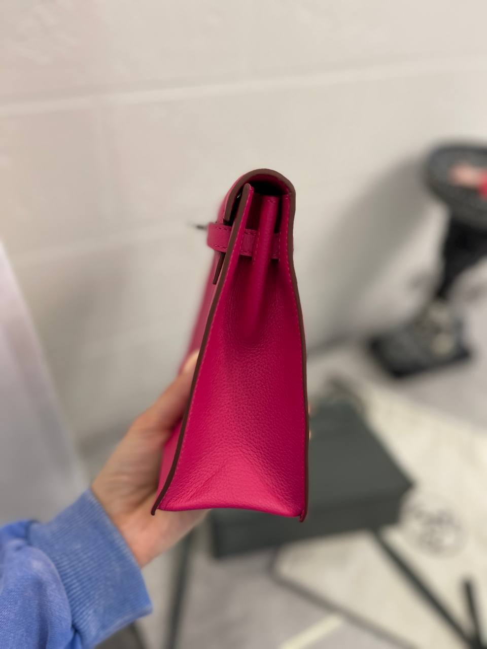 Сумка женская премиум Kelly dance, Evercolor leather Hermes BP-41270 Сумка женская премиум Kelly dance, Evercolor leather Hermes BP-41270