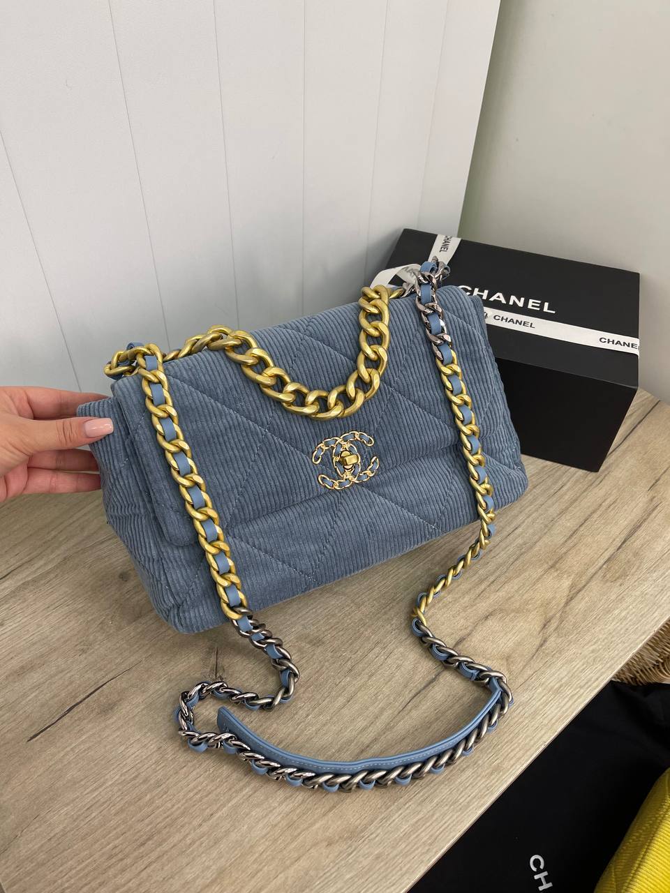 Женская коллекционная сумка серая Chanel BP-25512 Женская коллекционная сумка серая Chanel BP-25512