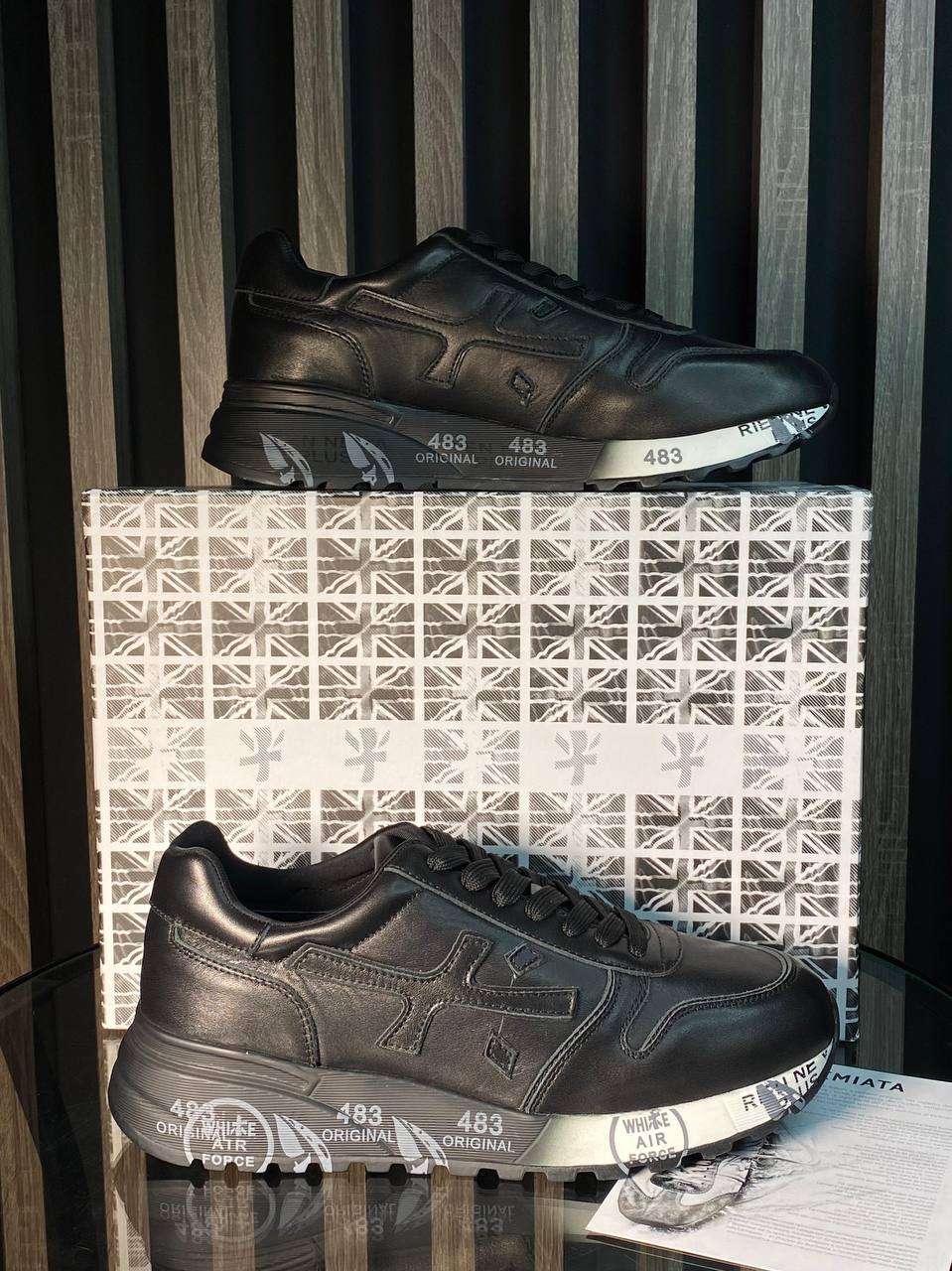 Premiata кожаные кроссовки BP-47416 Premiata кожаные кроссовки BP-47416