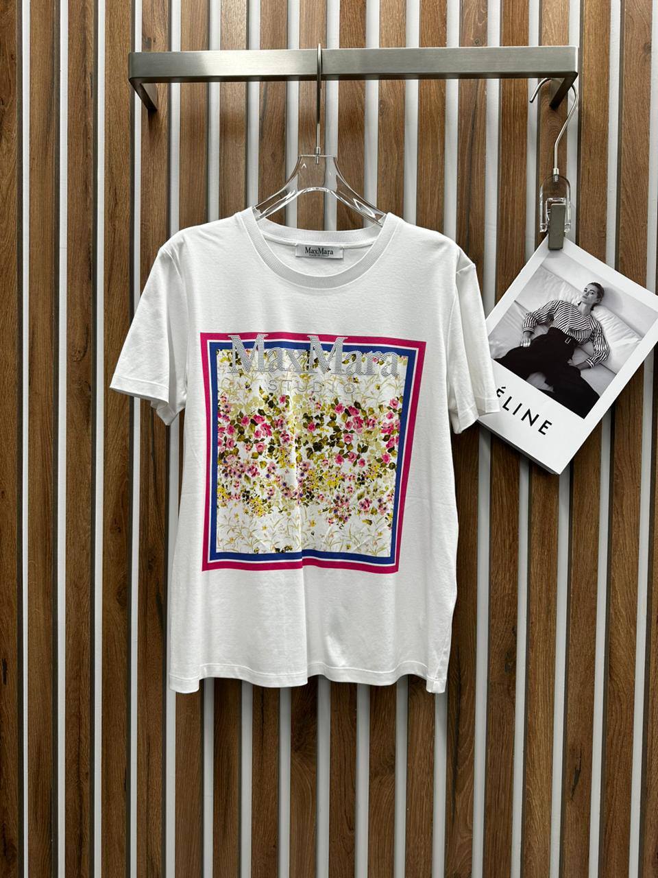 Max Mara трендовая футболка BP-48396 Max Mara трендовая футболка BP-48396