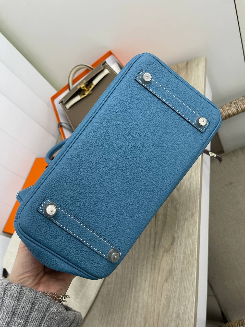 Премиум сумка женская Birkin 25 см, PHW Togo Hermes BP-31229 Премиум сумка женская Birkin 25 см, PHW Togo Hermes BP-31229